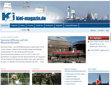 Tablet Screenshot of kiel-magazin.de